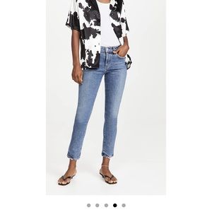 Agolde High-Rise Straight jeans, color obscure, size 30